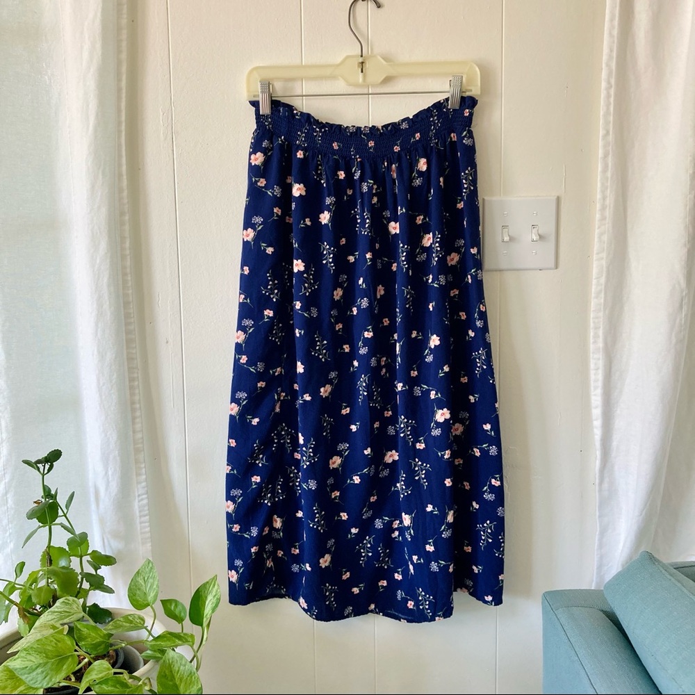 Old navy | blue floral skirt